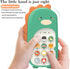 Baby Cell Phone Toy with Early Education & Music, Learning Educational dinosaur fake phone fun for kids, Sensory Toys for Toddlers Kids Boys and G...