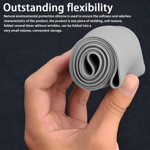 Car Silicone Steering Wheel Cover, Soft Anti-Slip Auto Steering Wheel Protector Fit 14 Inch, Universal Vehicle Interior Accessories for Cars, SUVs...