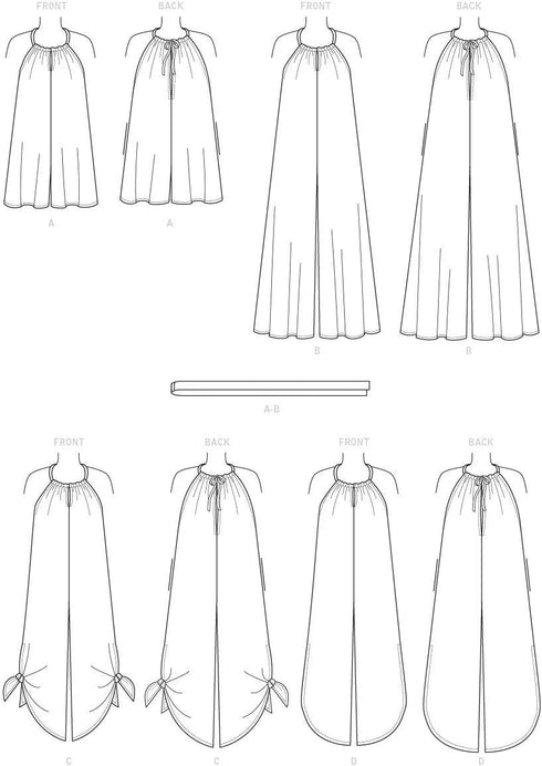 McCall's Patterns McCall's Girl's Baggy Jumpsuit Sewing, Sizes 3-6 Patterns, White...
