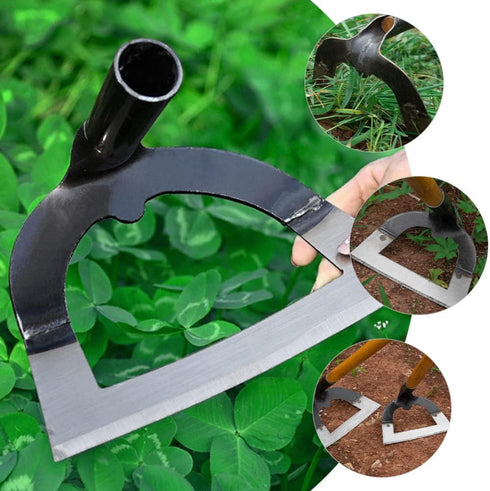 GANAZONO Scythe Tool Hoe Tool Agricultural Hoes Weeding Rake Heavy Duty Garden Cultivator Field Cotton Hoe Tool (Hoe) Hand Tools...