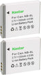 Kastar NB-6L Battery (2-Pack) for Canon PowerShot D10, D20, ELPH 500 HS, S90, S95, S120, SD770, SD980, SD1200, SD1300, SD3500, SD4000, SX170, SX24...
