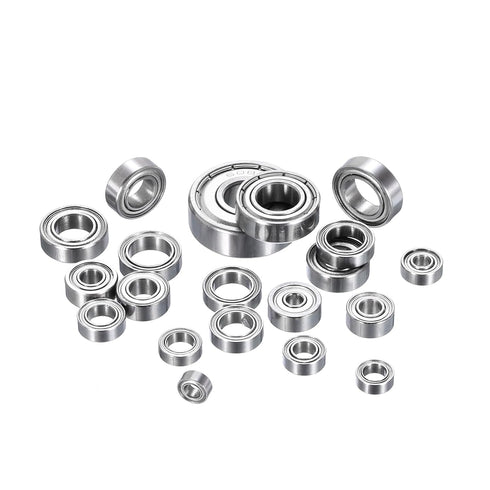 uxcell 10pcs 608ZZ Miniature Deep Groove Ball Bearings 8x22x7mm Double Shielded Bearings for Electric Motor, Home Appliances, Garden Machinery, P5...