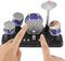 PowerTRC Finger Drum Set, Mini Electric Small Desktop Fun Novelty Accessories Instrument Game Party Favor with Lights & Sounds for Kids Adults...
