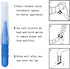 ewinever 50 Count Interdental Brush,Toothpick Tooth Flossing Head Oral Dental Hygiene Brush, Tooth Cleaning Tool (Red+Blue)...