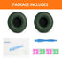 Solo 2 Solo 3 Ear Pad Replacement, GVOEARS Earpad Cushions for Beats Solo 2/3 Wired Wireless Headphones with Soft Leather Noise Isolation Memory F...