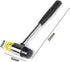 Rubber Mallet Non-Marking Rubber Mallet Hammer Steel Pipe Mallet with Non-Slip Rubber Handle for DIY Projects Crafts Woodworking and Flooring Inst...