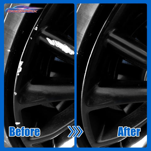 Black Rim Touch Up Paint. Tesla Car Rim Paint Pen. Black Wheel Rims Paint. Quickly Fix Rim Scratches, Chips, Curb Rashes and Surface Damage (Matte...