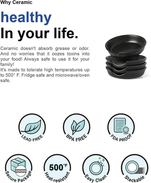 LE TAUCI Ceramic Spoon Rest for kitchen, 4.8 Inches Spoon Holder for Stove Top, Coffee Spoon Rest, Spoon Cradle, Kitchen Basics, Kitchen Accessori...
