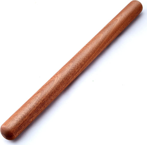 Aisoso French Rolling Pin, 17.7 Inches Wood Rolling Pin for Baking Extra Long Thickened, Classic Wooden Dough Roller for Fondant Pizza Pie Crust C...