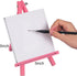 Hestya 12 Pieces Assorted Size Mini Art Canvas Stretched for Craft Painting Drawing (3 Inches, 4 Inch, 5 Inch, 6 Inch)...