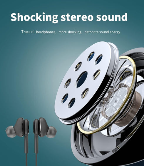 3.5mm Wired Headphone(2pack) Headset with Microphone Computer PC Laptop Gaming Jack Earbud Video Game Headset in Ear Phone Compatible for Galaxy S...