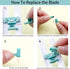 HKKYO Craft Circle Cutter, Compass Circle Cutter for Paper Circular Cutting Tool for Cardstocks...