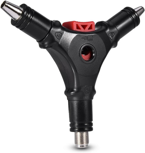 3 in 1 F Plug Coaxial Compression Tool F Head RG59 RG6 Connector Coax Cable Stripper Coaxial Installation Fitting Tool for Digital TV...