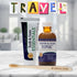 Dental Herb Company - Tonic Mouthwash and Essentials Toothpaste Travel Kit - Made with Pure Essential Oils to Relieve Bad Breath, Bleeding, and Ir...