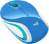 Logitech Wireless Mini Mouse M187 Ultra Portable,1000 DPI Optical Tracking, 3-Buttons, PC/Mac/Laptop - Palace Blue...