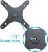 Kado Portable Monitor Stand Adapter Bracket Plate Tripod, Wall Mount Arm Mount 1/4" Screw Hole to 100x100mm 75x75mm Universal, Tripod Camera Stand...