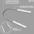 Tongue Scrapers for Adults & Kids Pack of 2 Metal Tongue Scrapers for Fresh Breath, Stainless Steel Tongue Cleaners, Tongue Scrappers, Reusable Ra...