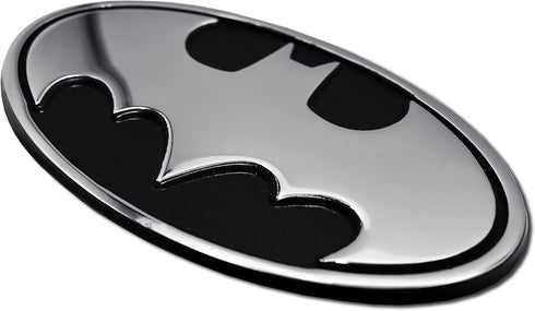 Elektroplate Offically Licensed DC Comics Batman Oval All Metal Emblem for Cars, Trucks, and All Auto | Universal Fit at 3.8" x 2.25" | Weatherpro...