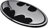 Elektroplate Offically Licensed DC Comics Batman Oval All Metal Emblem for Cars, Trucks, and All Auto | Universal Fit at 3.8" x 2.25" | Weatherpro...