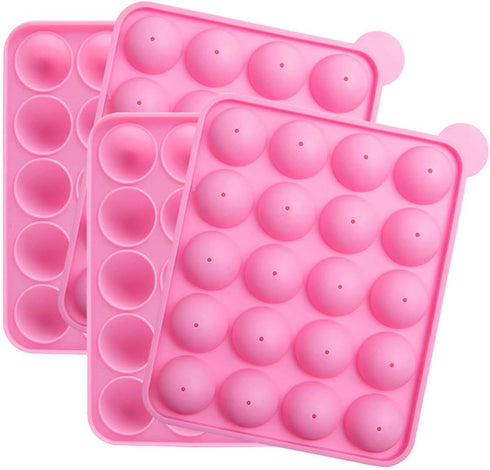 Tosnail 2 Pack of 20-Cavity Silicone Cake Pop Mold - Great for Hard Candy, Lollipop and Party Cupcake...