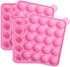 Tosnail 2 Pack of 20-Cavity Silicone Cake Pop Mold - Great for Hard Candy, Lollipop and Party Cupcake...