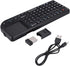 2.4GHz Wireless Touchpad Keyboard, Super Thin&Lightweight Rechargeable Ultra Mini Thin USB Backlit Keyboard, Plug and Play Fits for HTPC, for PS3/...