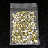 AD Beads 1440 Pieces Mixed Size No Hotfix Glue on Quality Glass Flatback Rhinestones Round Crystal Gems (12 Jonquil)...