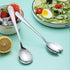 Berglander Salad Server Set, Stainless Steel Salad Serving Set, Salad Servers, Salad Spoon, Salad Fork, Pack of 2 (Shiny Silver)...