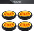 MroMax 4Pcs 4.72 Inch Stroller Wheel, 120mm x 25mm Single Wheel, for 19mm Circular Pipes, Plastic Wheel Replacement for Stroller and Pet Stroller ...