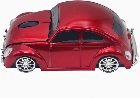 Wireless Sports Car Mouse, 3D Optical Mouse for Desktop Laptop PC, Computer Mice for JKC (Red)...