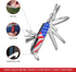 Swiss Eagle Commando Multi-Tool Army Knife - Packs 12 Tools In Your Pocket...