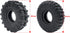 MOHERO 4PCS 1.0" Mud Grappler Rubber Tyre 1.0 Wheel Tires 62 * 22MM for Axial SCX24 90081 AXI00001 002 004 005 006 RC Crawler Car (B Style)...