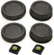 Rear Lens Cap and Front Body Cap for Nikon D850 D7500 D3500 D5600 DSLR with AF,AF-S,AF-P Lenses?Replaces Nikon BF-1B Cap and Fire Rock Hot Shoe Co...