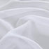 Treatmentex White Sheer Curtains Black Pompoms 63" inches Long Window Draperies for Boy's Room Bed Canopy 2 Panels Rod Pocket...