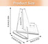 40 Pack Card Display Stands, 2.16 Inches Acrylic Display Stands, Transparent Card Display Stand, Transparent Acrylic Small Easel, Suitable for Med...