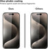 Screen Protector for iPhone 15 [3 Pack Screen Protector + 3 Pack Camera Lens Protector for Iphone 15 HD Clear, Dynamic Island Compatible Tampered ...