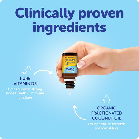 D Drops Baby Liquid Vitamin D (90 Drops)...