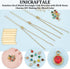 UNICRAFTALE 8 Sets Bracelet Making Kit Stainless Steel Blank Rectangle Link Bracelet with Birthstone Charms with 40pcs Jump Rings Bangles Bracelet...