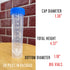 50 ml Leakproof Graduated Cryovials with Plastic Screw Top Vials, Centrifuge Tubes Laboratory Test Tubes (50 ml Self Standing of 20 Pieces)...