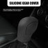 2 PCS Car Shift Knob Cover, Silicone Protective Cover, Gear Lever Anti-Slip Cover, Shifting Head Decor Kit, Automotive Interior, Universal for Mos...