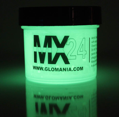 MX24 Glow in the Dark Paint 5 color 1/2oz set...