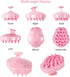 Soft Silicone Hair Scalp Massager Shampoo Brush for Wet Dry Oily Curly Straight Thick Thin Rough Long Short Natural Men Women Kids Pets Hair Care ...