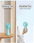 Portable Hand held Misting Fan, Small Personal 2000mAh USB Rechargeable Battery Operated Spray Fan Mister with Water Tank Mist Lash Fan 3 Speed St...