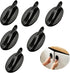 6 Pcs Self-Stick Instant Cabinet Drawer Kitchen Sliding Door Handle Helper Auxiliary Door Window Stick Push Pull Knobs Convenient Opening No Drill...