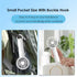 Portable Handheld Fan with Buckle Design, Mini Rechargeable Fan with 3 Speed Adjustable, Small Personal Fan for Home, Office, Travel, and Outdoor ...