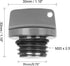 M20 x 2.5 Universal Motorcycle Engine Oil Filler Cap Screw Cover Plug Gray with O-ring Valve Oil Cap Transmission Tank Cover...