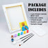 VOCHIC Canvas Painting Kit Pre Drawn Canvas for Painting for Adults Party Kits Paint and Sip Party Supplies 8x10 Canvas to Paint Afro King 8 Acryl...