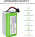 14.4V 2600mAh Replacement Battery for Ecovacs Deebot N79S, N79, DN622, DN622.11 and Eufy Robovac 11, 11S, 11S Max, 30, 30C, G30, G10 Hybrid...