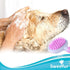 Pet Massage Brush, Soft Silicone Shower Brush for Massage Dogs and Cats- Comfortable Handle Bath Brush for Shedding- Gentle Massage Pet Comb- Pink...