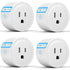 Smart Plug, Works with Alexa Only, Simple Setup with One Voice Command, Voice Control, Remote Control, Timer & Schedule & Group Controller, Blueto...
